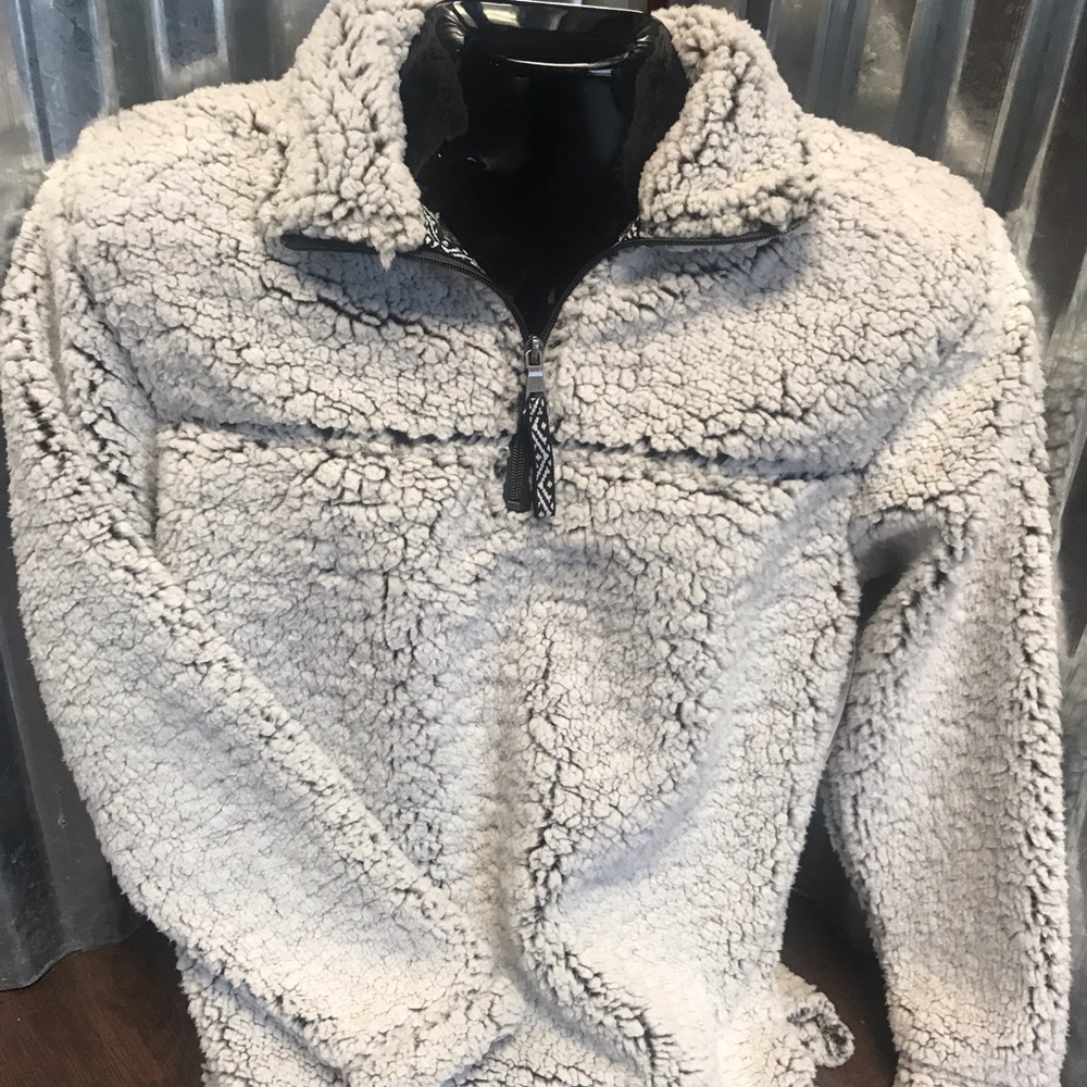 Sherpa 1/4 zip pullover